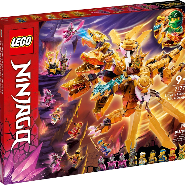 lego ninjago ultra drago d’oro di lloyd