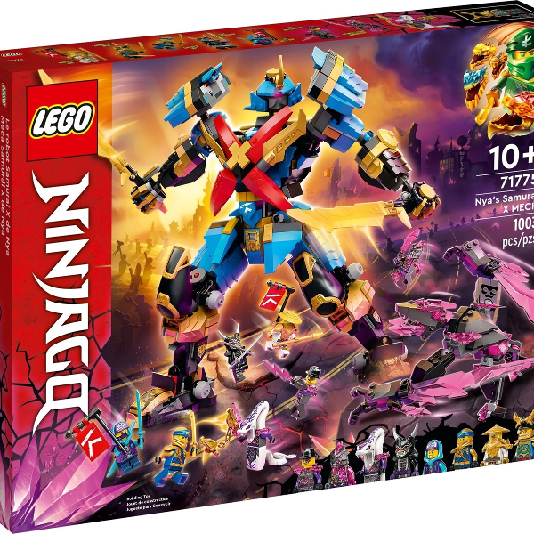 lego ninjago mech samurai x di nya