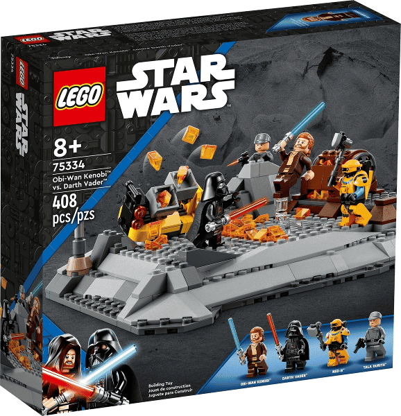 lego star wars obi wan kenobi vs. darth vader