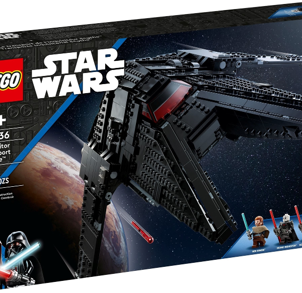lego star wars trasporto dell'inquisitore scythe