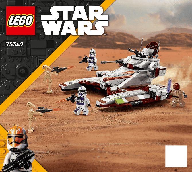 lego star wars fighter tank della repubblica