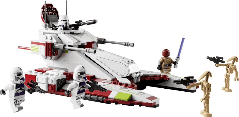 lego star wars fighter tank della repubblica