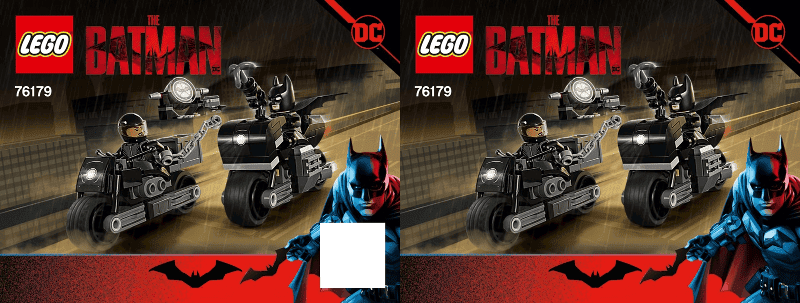 lego dc batman inseguimento sulla moto di batman e selina kyle