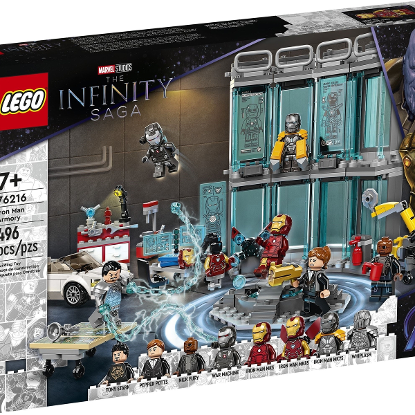 lego marvel avengers armeria di iron man