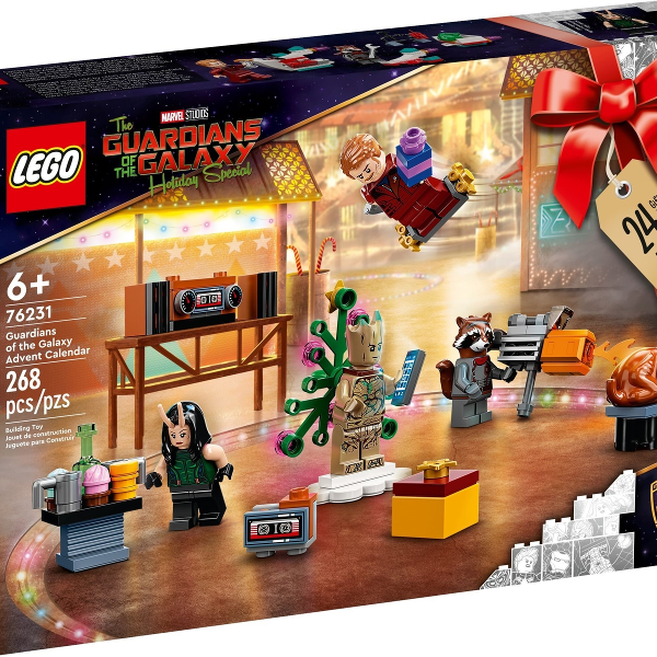 lego marvel calendario dell’avvento guardiani della galassia 2022