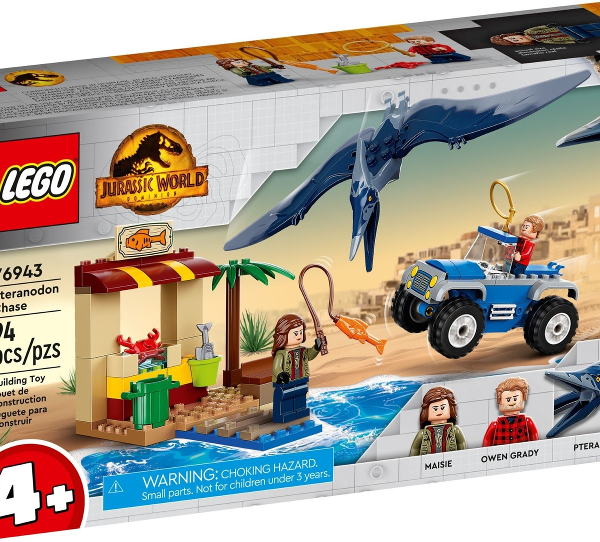 lego jurassic world inseguimento dello pteranodonte