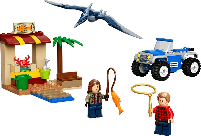 lego jurassic world inseguimento dello pteranodonte