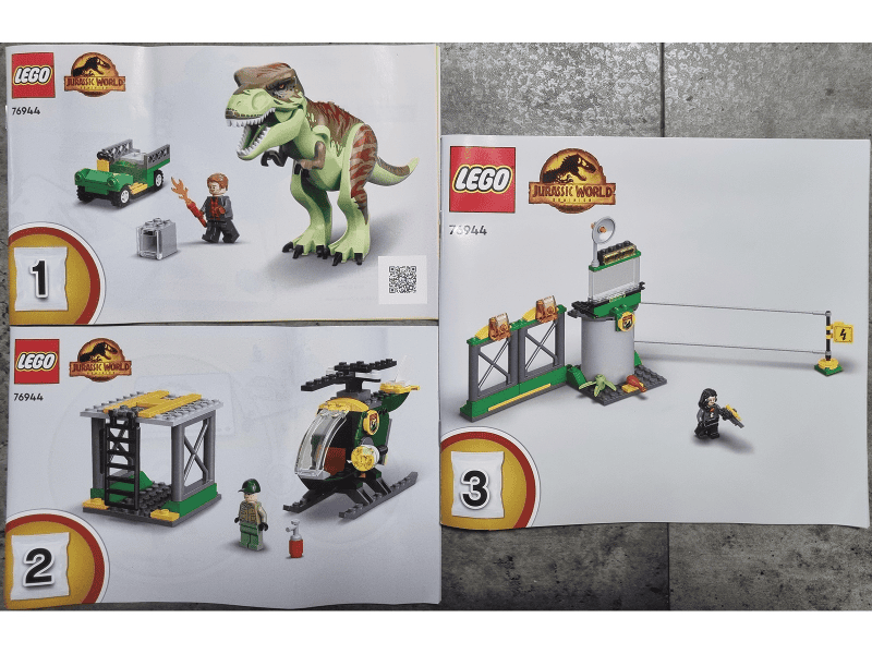 lego jurassic world la fuga del t. rex
