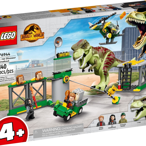 lego jurassic world la fuga del t. rex