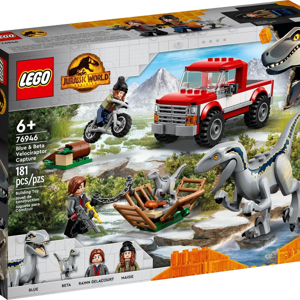 lego jurassic world la cattura dei velociraptor blue e beta
