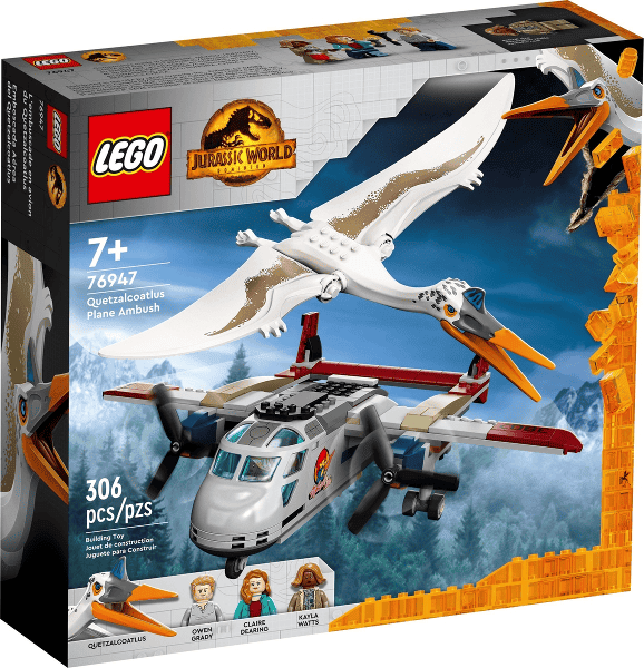 lego jurassic world quetzalcoatlus: agguato aereo