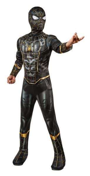 costume da spiderman 3 nero deluxe