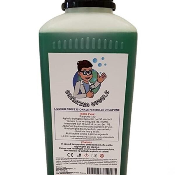 sapone per bolle – breaking bubble 1 lt concentrato speciale