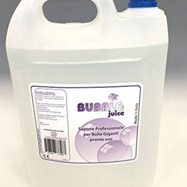 sapone per bolle – bubble juice 5 lt pronto uso