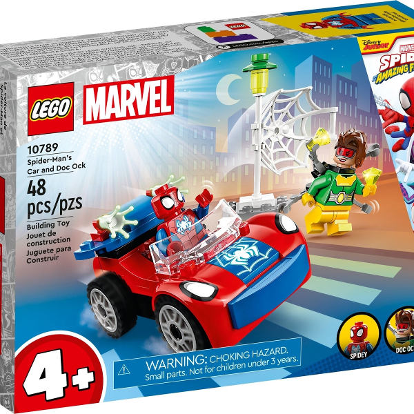 lego marvel l’auto di spider man e doc ock