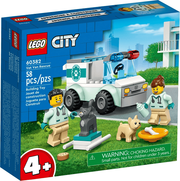 lego city furgoncino di soccorso del veterinario