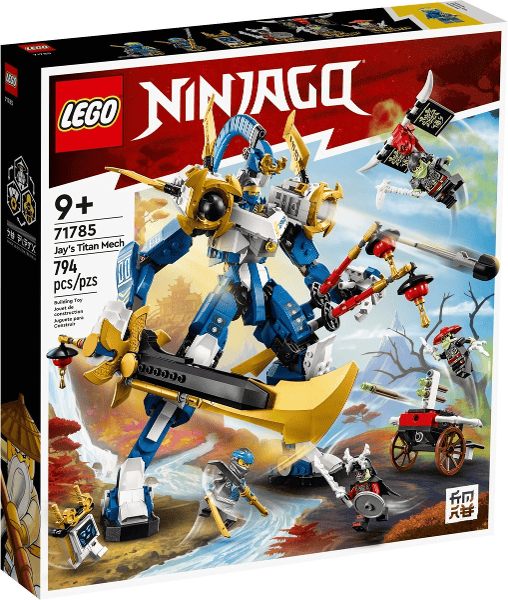 lego ninjagp mech titano di jay