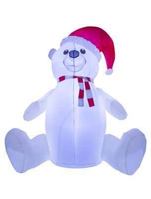 orso polare bianco gonfiabile