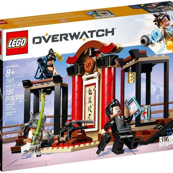 lego overwatch hanzo vs genji