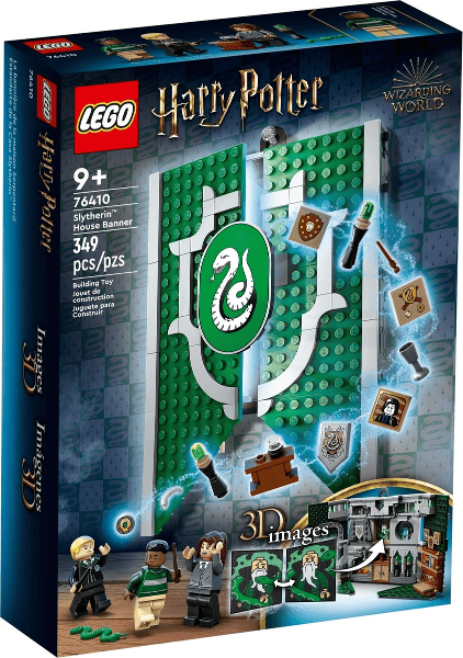 lego harry potter stendardo della casa serpeverde