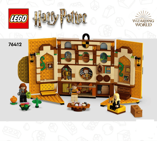lego harry potter stendardo della casa tassorosso