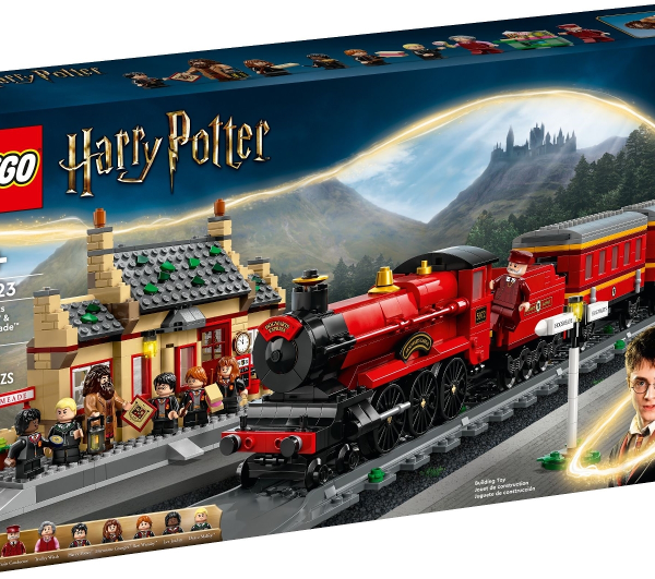 lego harry potter espresso per hogwarts e stazione di hogsmeade