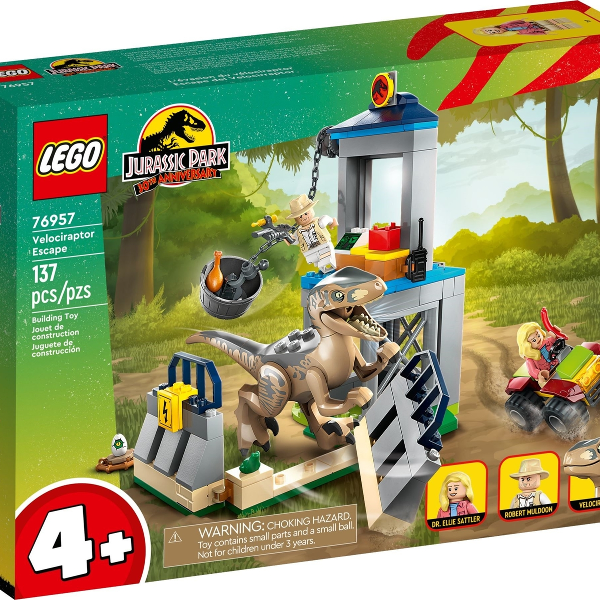 lego jurassic world la fuga del velociraptor