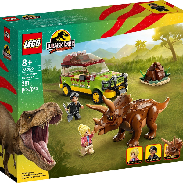 lego jurassic world la ricerca del triceratopo