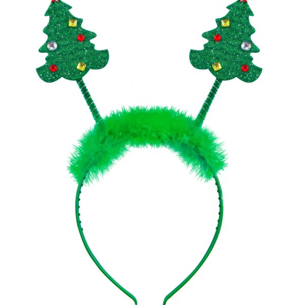 cerchietto con alberi di natale