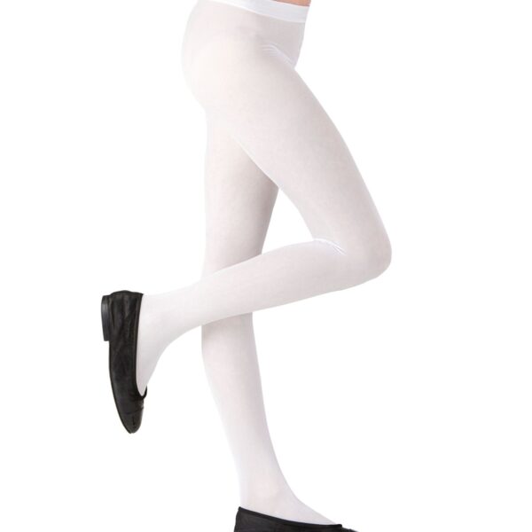 calza collant bianco