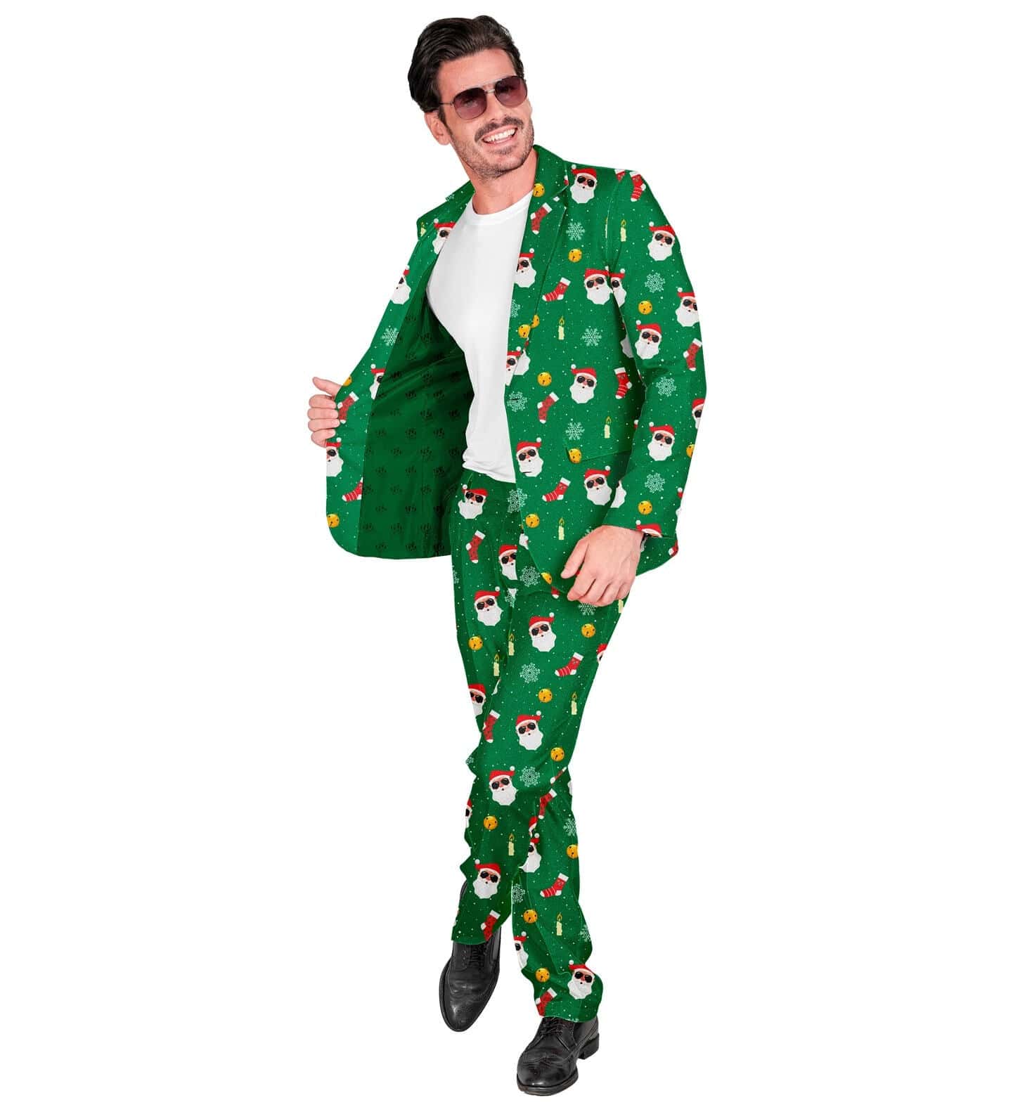 Costume Da Babbo Natale Completo Per Bambini - Giacca, Pantaloni, Cintura E Cappello, Vestito Per Recite E Presepi