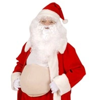 pancia finta da babbo natale