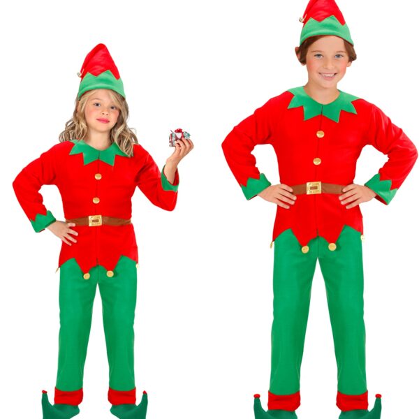 costume da elfo aiutante di babbo natale