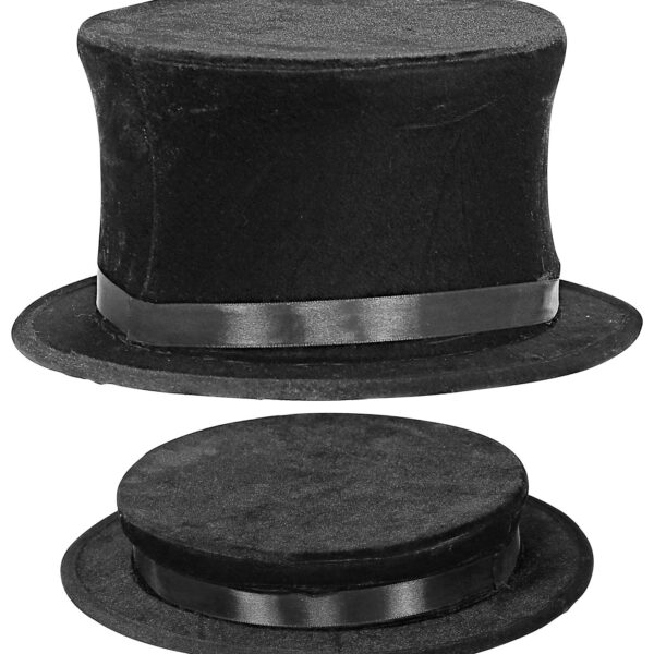 cilindro nero pieghevole