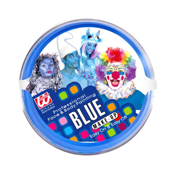 crema per viso blu in vaschetta