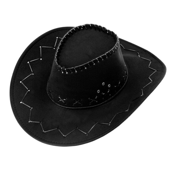 cappello nero da cowboy