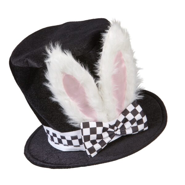 cappello a cilindro nero del bianconiglio
