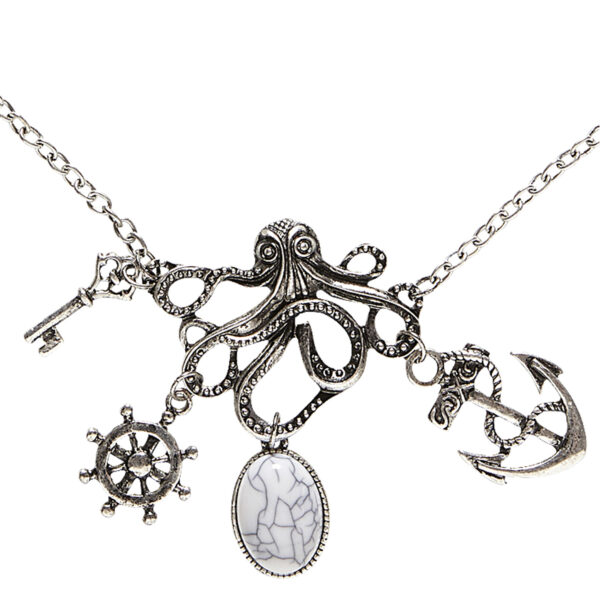 collana piovra con charms