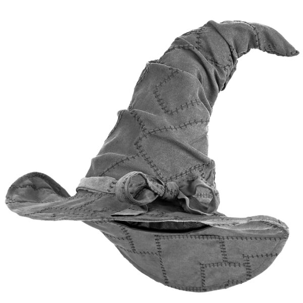 cappello da mago o strega in similpelle