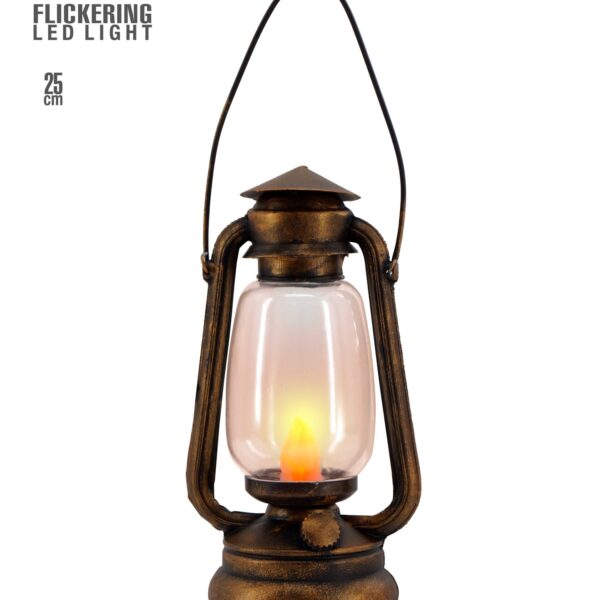 lanterna con luce led tremolante