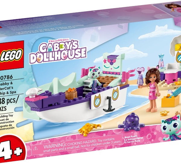 lego gabby's dollhouse la nave del benessere di gabby e siregatta