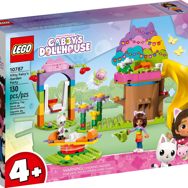lego gabby's dollhouse la festa in giardino della gattina fatina