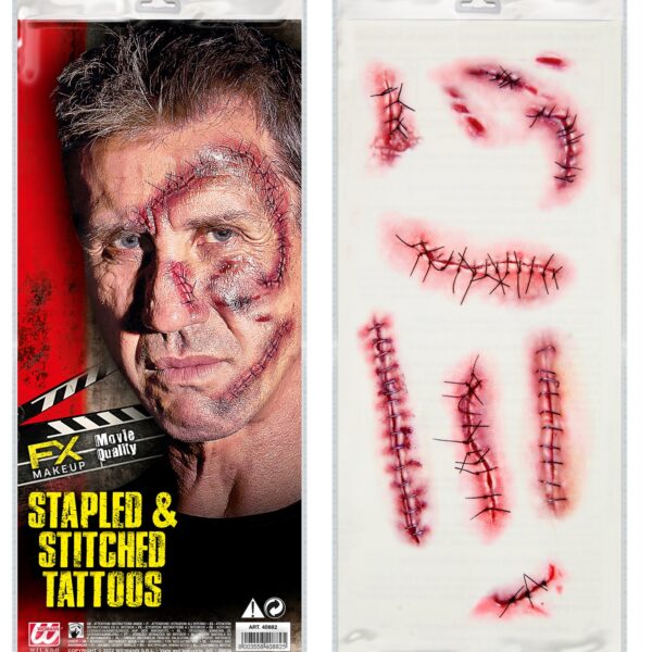 set di 10 tatuaggi