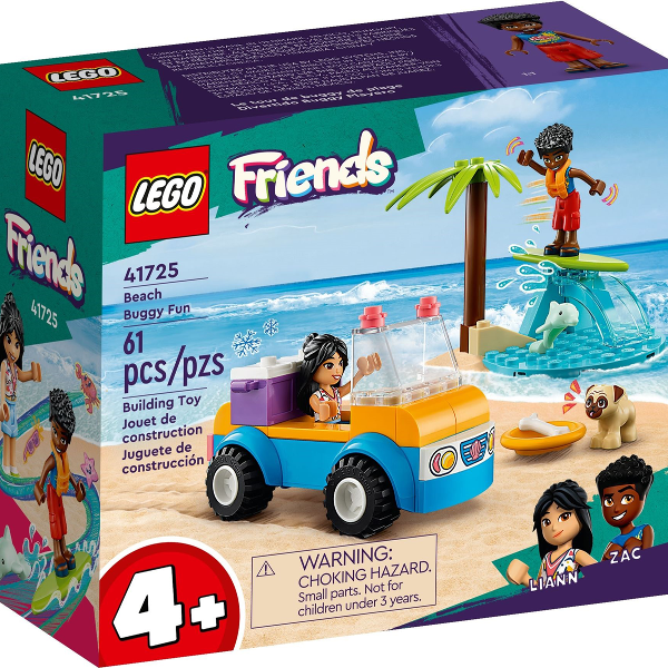 lego friends divertimento sul beach buggy