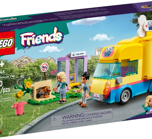lego friends furgone di soccorso dei cani