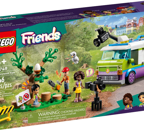 lego friends furgone della troupe televisiva