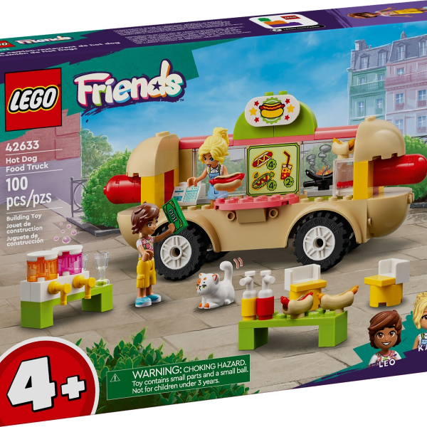 lego friends food truck hot dog