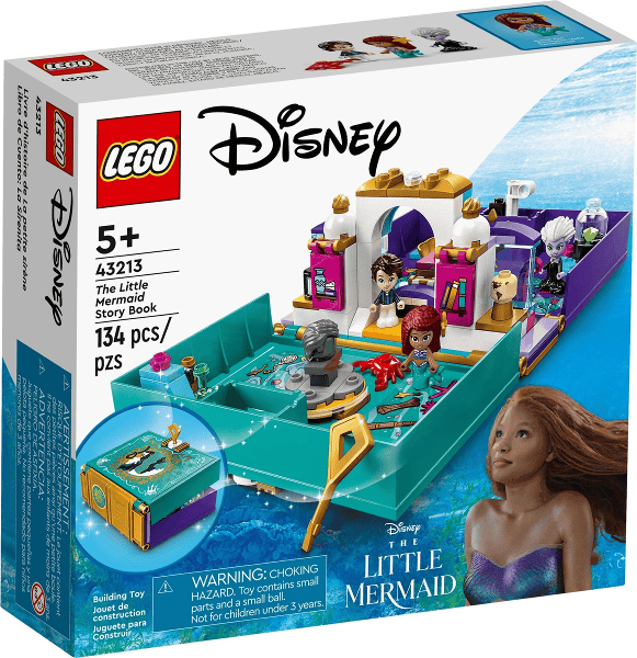 lego disney princess libro delle fiabe della sirenetta
