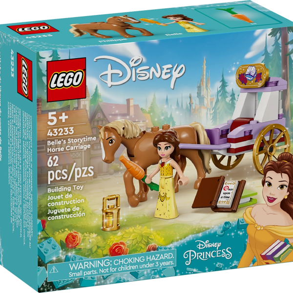 lego disney princess la carrozza dei cavalli di belle