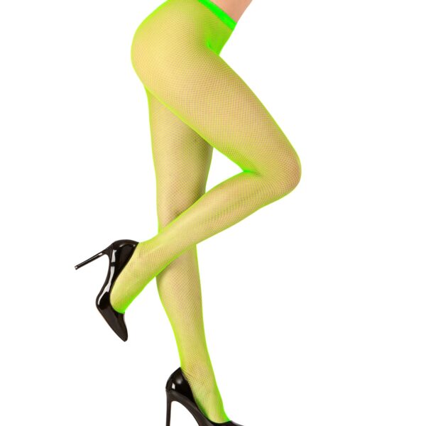 collant verde a rete fluorescenti